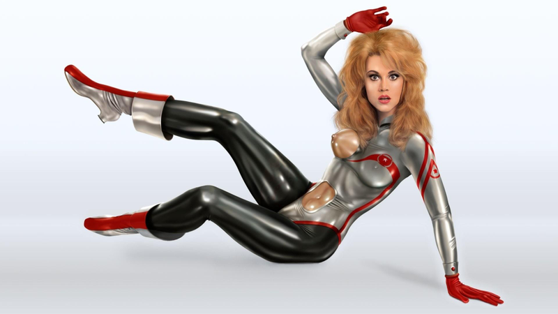 Illustration for article titled Barbarella Caps, Clips and Photos